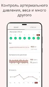 Напоминания о приёме лекарств - скриншот 3