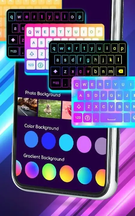 Neon LED Keyboard - скриншот 3