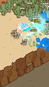 Idle Cat Gunner: Shooter RPG - скриншот 5
