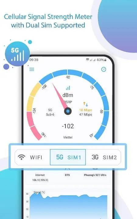 Net Signal Pro:WiFi & 5G Meter - скриншот 2