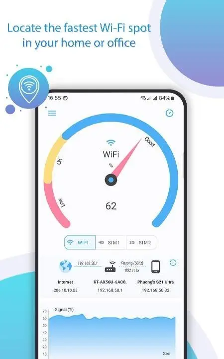 Net Signal Pro:WiFi & 5G Meter - скриншот 3