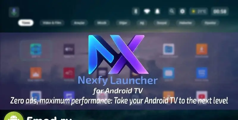 Nexfy Launcher for Android TV - скриншот 1
