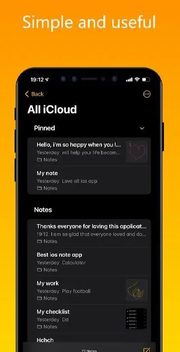 Note iOS 16 - Phone 14 Notes - скриншот 2