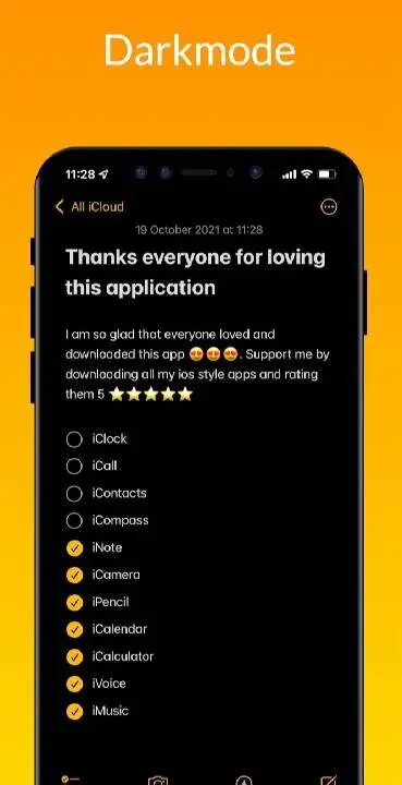 Note iOS 16 - Phone 14 Notes - скриншот 4