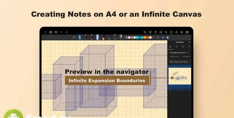 Notein: Handwriting,Notes,PDFs - скриншот 1