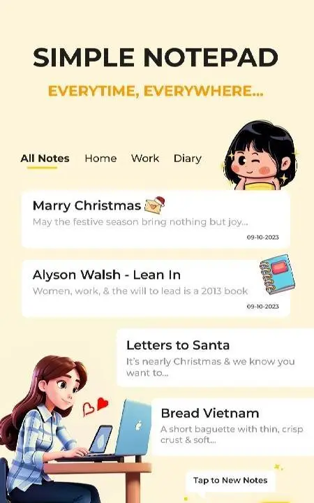 Notes: Notebook, To-Do lists - скриншот 1