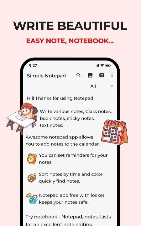 Notes: Notebook, To-Do lists - скриншот 2