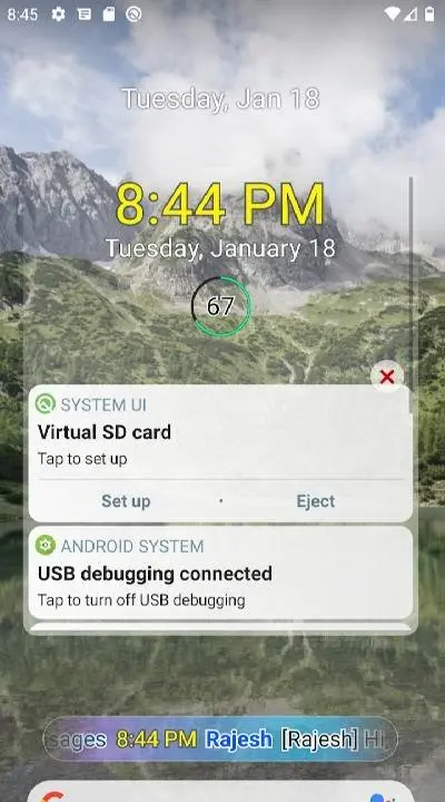 Noticker - Notification Ticker - скриншот 1