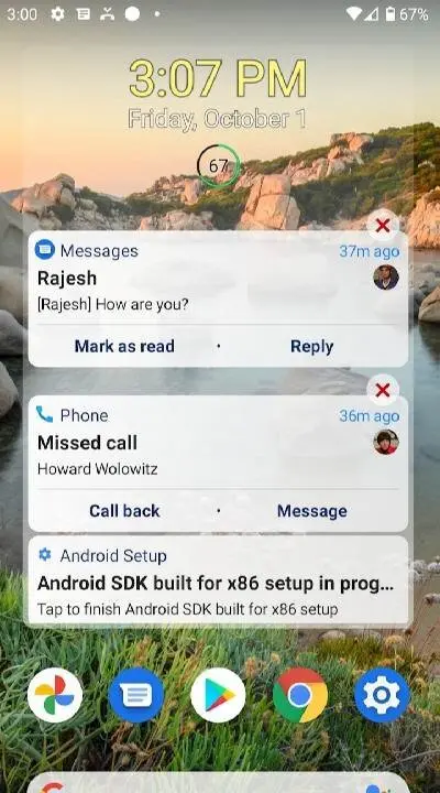 Notification Widget - скриншот 3