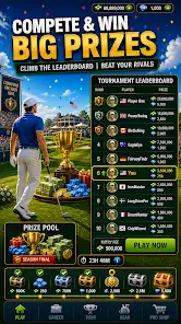 Golf Rising Star : Career Sim - скриншот 1