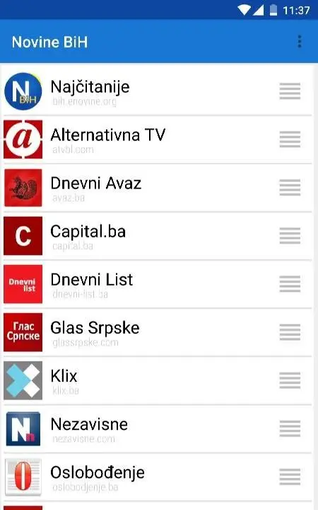 Novine BiH - скриншот 1