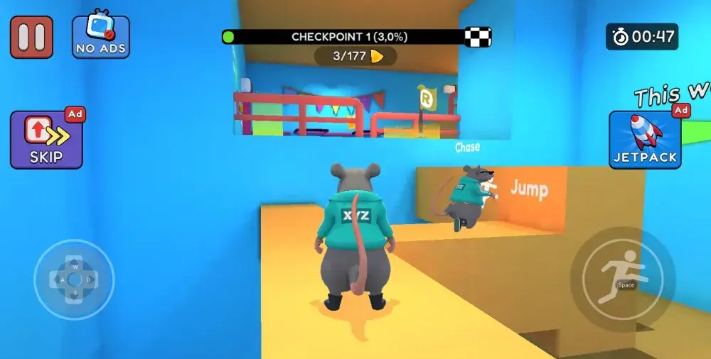 Obby Escape: Prison Rat Dance - скриншот 2