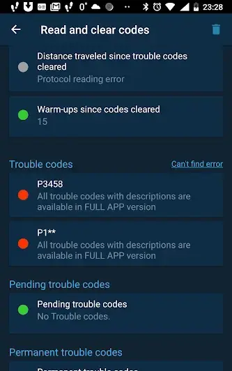 Obd Mary – OBD2 car scanner - скриншот 3