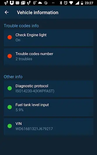 Obd Mary – OBD2 car scanner - скриншот 5