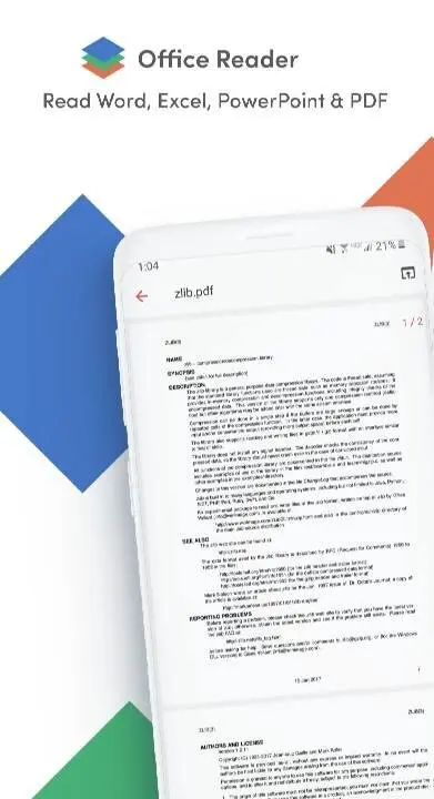 Office Reader - PDE,Word,Excel - скриншот 1