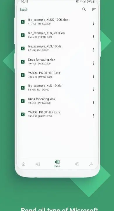 Office Reader - PDE,Word,Excel - скриншот 4