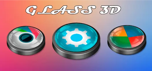 Glass 3D Icon Pack - скриншот 1