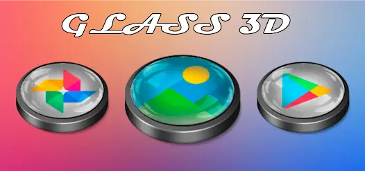 Glass 3D Icon Pack - скриншот 3