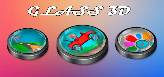 Glass 3D Icon Pack - скриншот 4