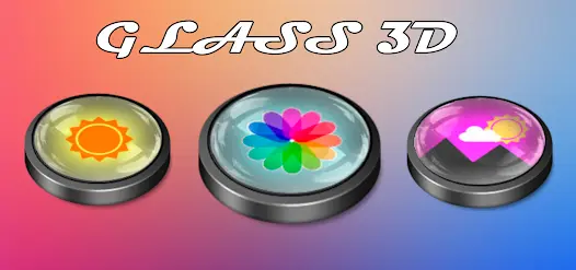 Glass 3D Icon Pack - скриншот 5