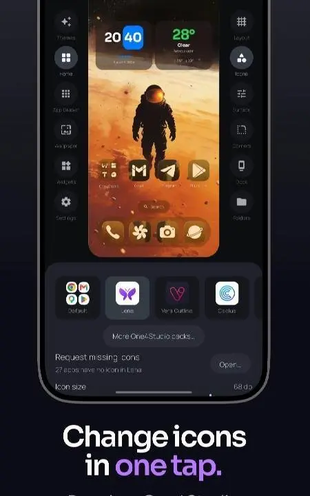 One4Home: Launcher & Themes - скриншот 4