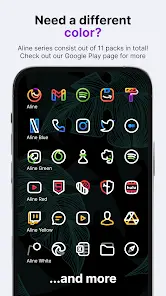 AlineT: bold linear icon pack - скриншот 6