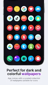 Hera Icon Pack: Circle Icons - скриншот 1