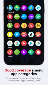 Hera Icon Pack: Circle Icons - скриншот 3