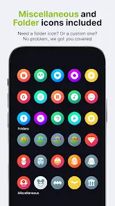 Hera Icon Pack: Circle Icons - скриншот 4