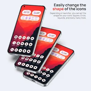 Lena Adaptive Icon Pack - скриншот 3