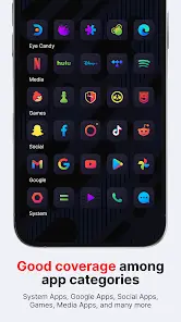 Nova Dark Icon Pack - скриншот 3