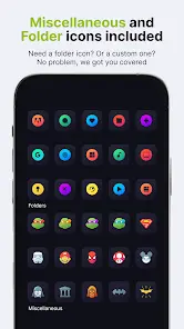Nova Dark Icon Pack - скриншот 4