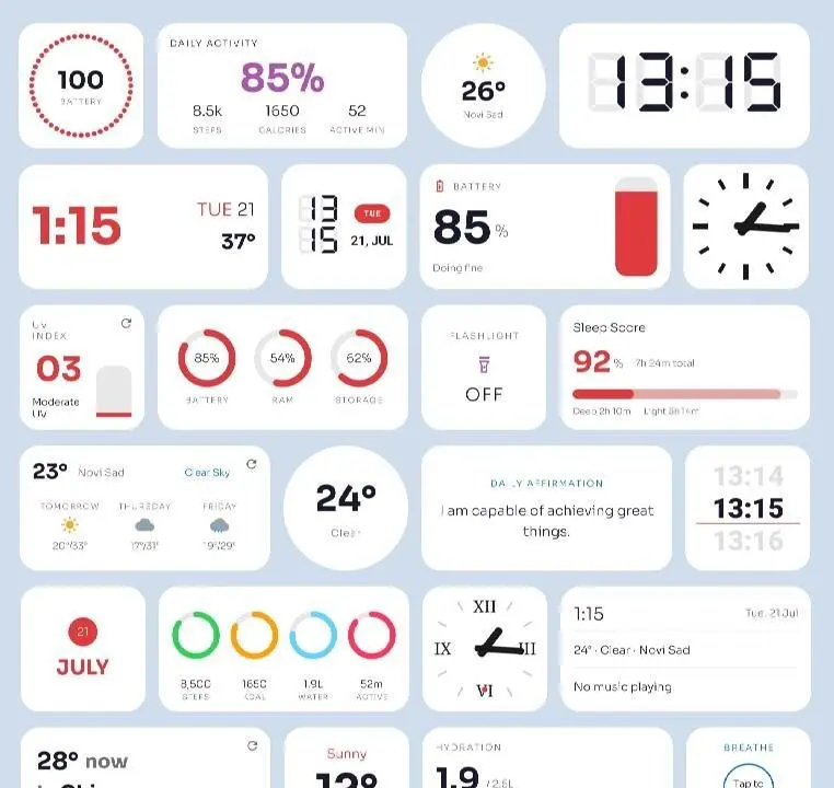 One4Widgets: Aesthetic Widgets - скриншот 3