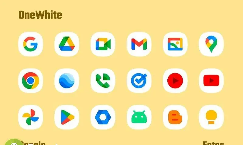 OneWhite - Icon Pack - скриншот 2