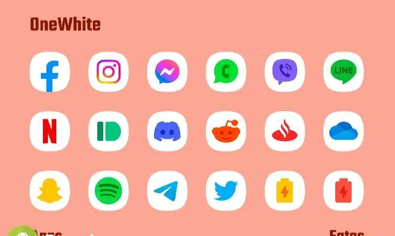 OneWhite - Icon Pack - скриншот 3
