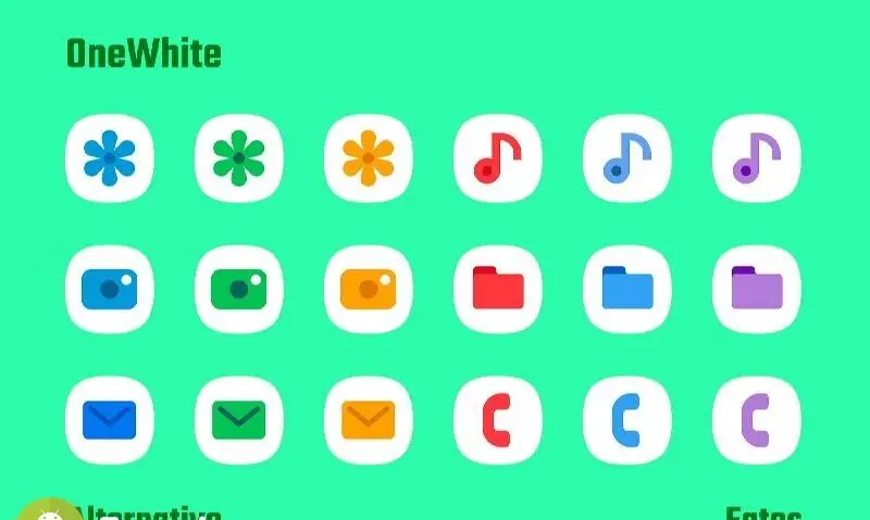 OneWhite - Icon Pack - скриншот 4