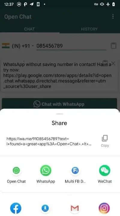 Open Chat - Direct Message & C - скриншот 4