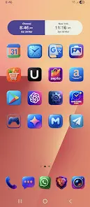 Glossy Glow Icon Pack - скриншот 2