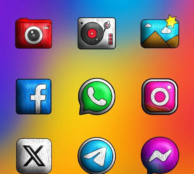 Painting 3D - Icon Pack - скриншот 2