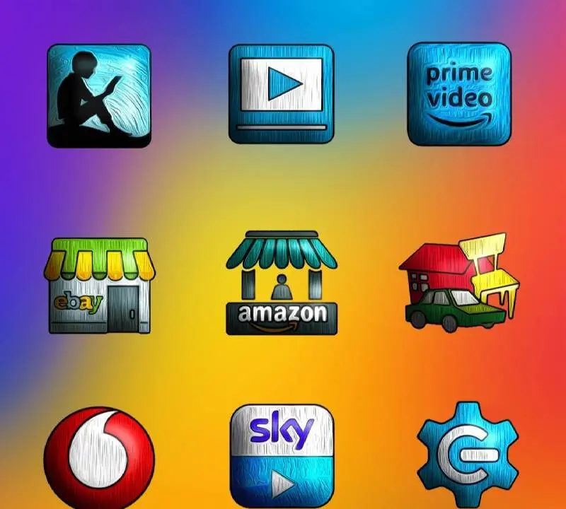 Painting 3D - Icon Pack - скриншот 4