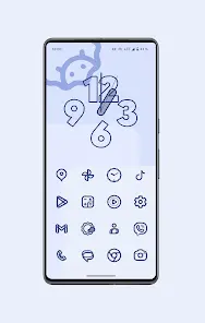 PixLinear Dark Icon Pack - скриншот 2