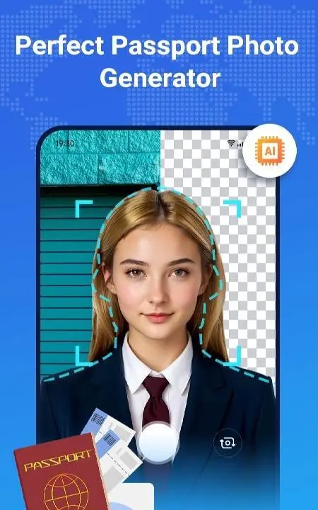 Passport Photo: ID Photo Maker - скриншот 1