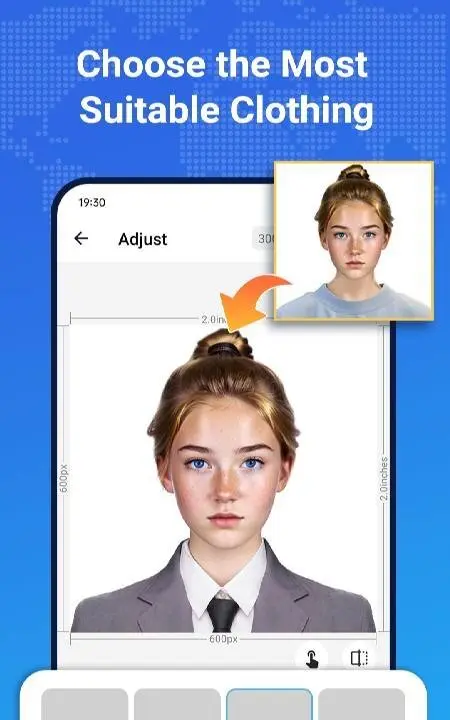 Passport Photo: ID Photo Maker - скриншот 4