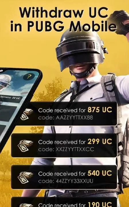 PBGCash - Get UC - скриншот 2