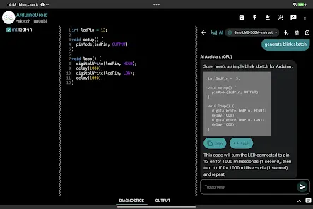ArduinoDroid - Arduino/ESP IDE - скриншот 10