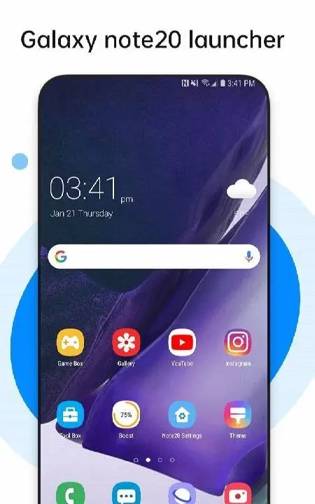Perfect Note20 Launcher - скриншот 1