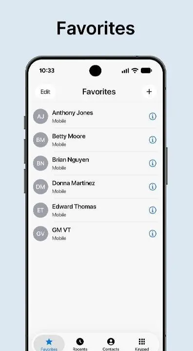 Phone - Dialer & iCall Screen - скриншот 1