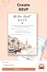 RSVP + Invitation Card Maker - скриншот 2