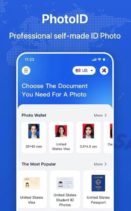 PhotoID: Passport Photo Maker - скриншот 1
