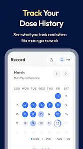 Pillo: Pill Reminder & Alarm - скриншот 3